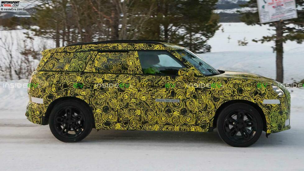 Mini Countryman Elektroversion als Erlkönig