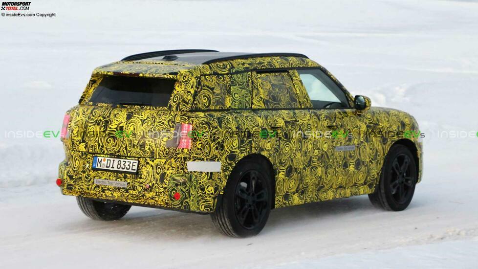 Mini Countryman Elektroversion als Erlkönig