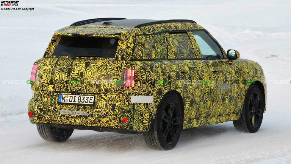 Mini Countryman Elektroversion als Erlkönig