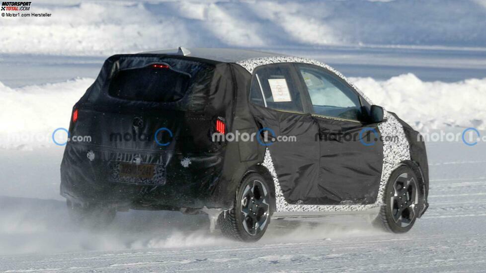 Kia Picanto (2023) mit Facelift als Erlkönig