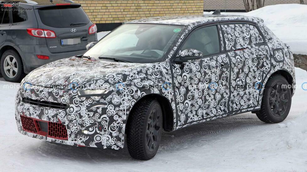 Fiat 600 (2023) als Erlkönig erwischt