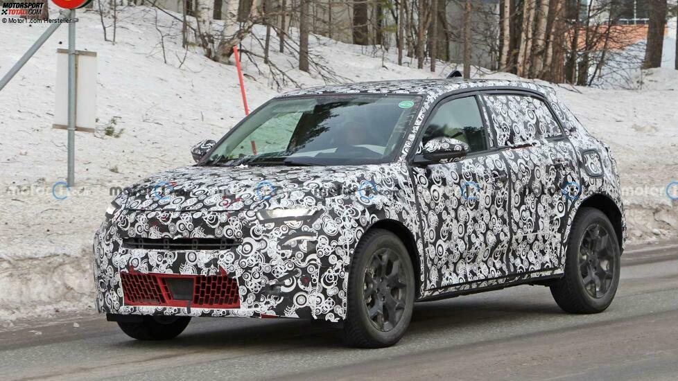 Fiat 600 (2023) als Erlkönig erwischt