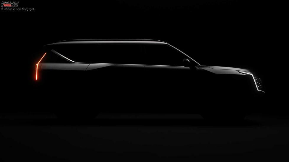 Kia EV9 (2023) Serienmodell-Teaser