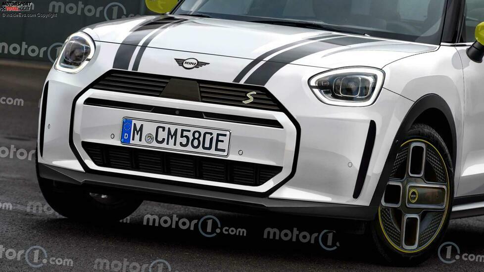 Neuer Mini Countryman (2023) im Rendering von Motor1.com
