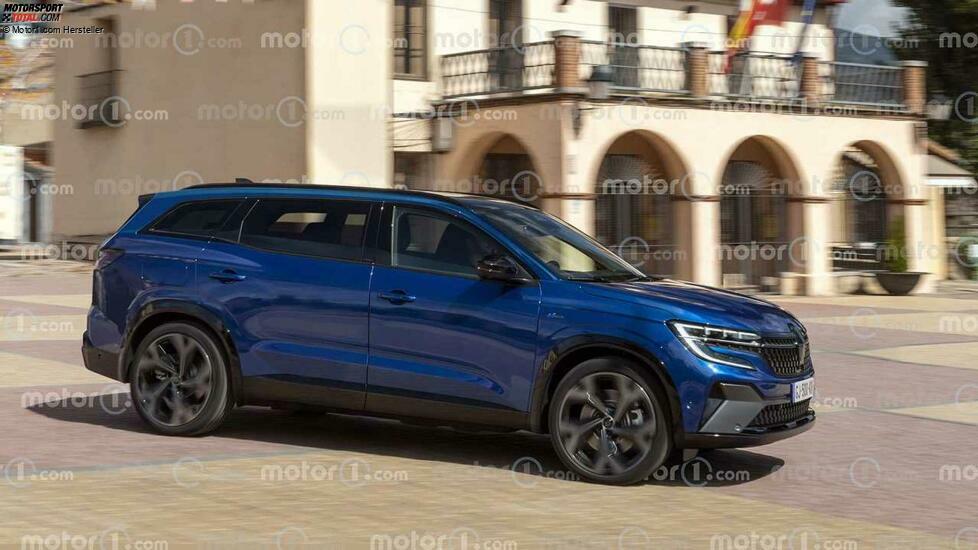 Renault Austral Espace als Rendering von Motor1.com