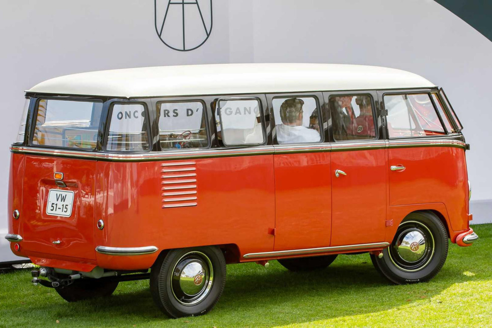 Frühe Modelle des Volkswagen T1 sind selten: Beim Amelia Concours d'Elegance in den USA begeisterte ein besonderer Bulli die Jury