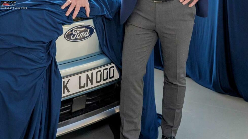 VW-based Ford electric crossover teaser