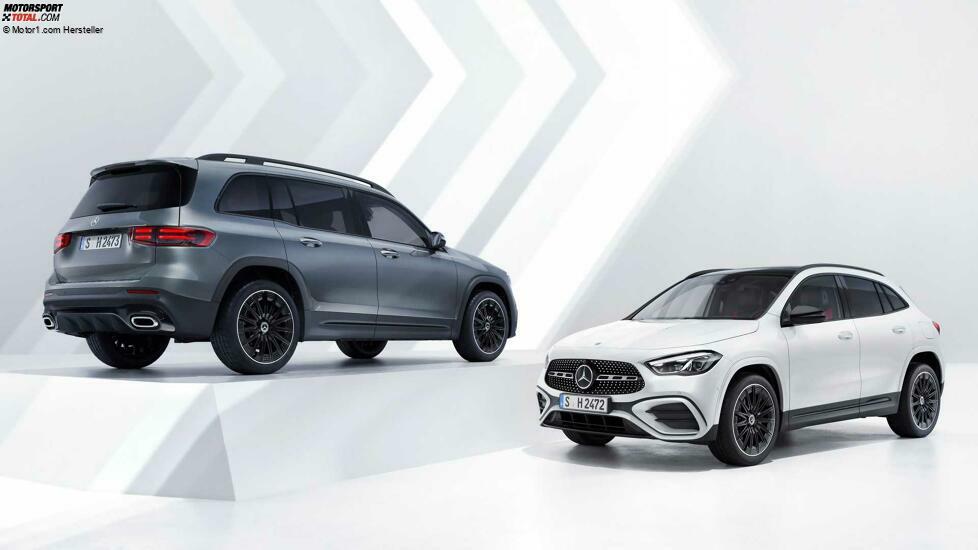 Mercedes GLA (2023) und Mercedes GLB (2023)
