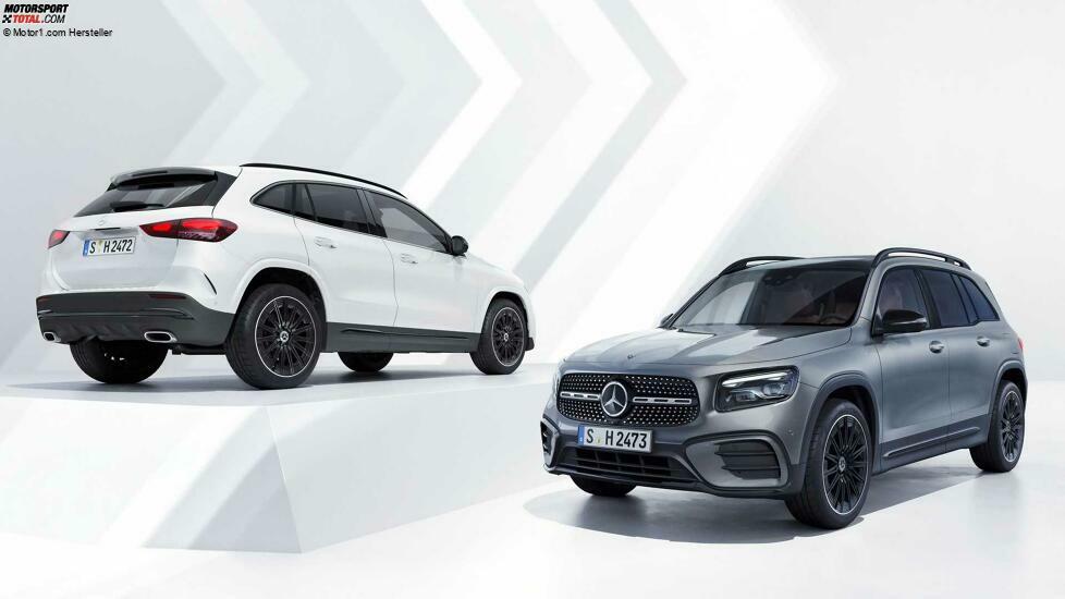 Mercedes GLA (2023) und Mercedes GLB (2023)