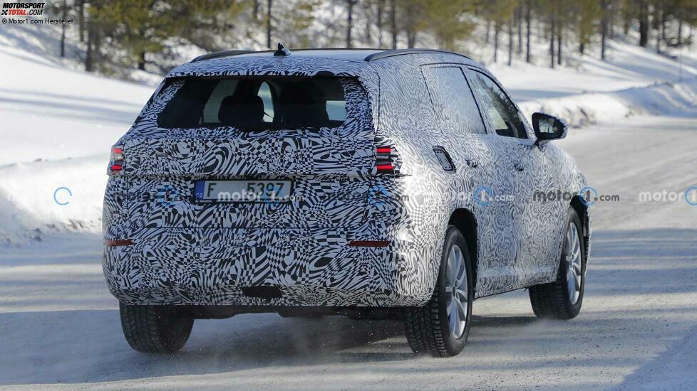 Neuer Skoda Kodiaq bei Wintertests im März 2023