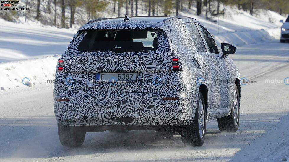 Neuer Skoda Kodiaq bei Wintertests im März 2023