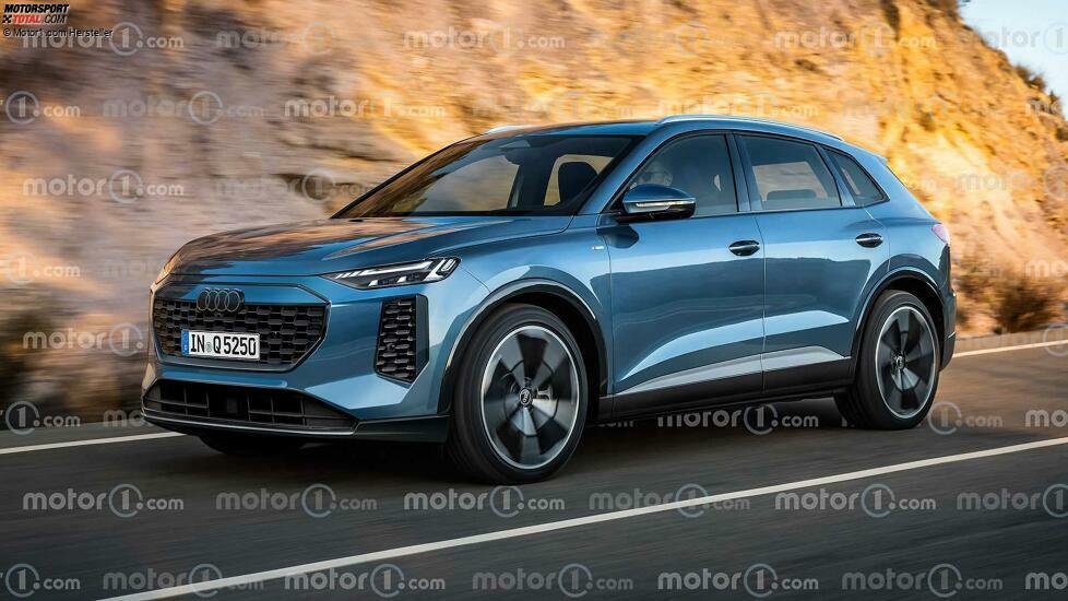 Audi Q5 (2024) als Rendering von Motor1.com