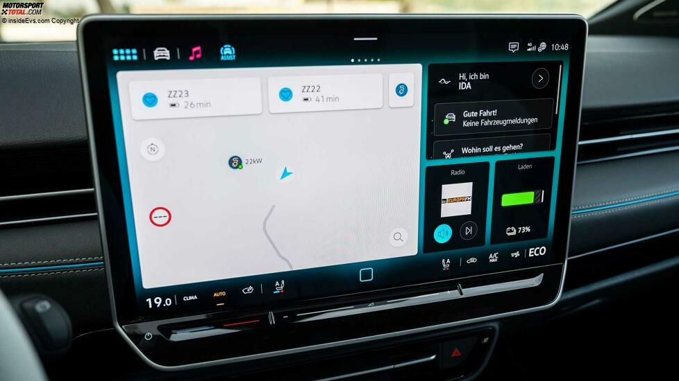 VW ID.7: Der Touchscreen