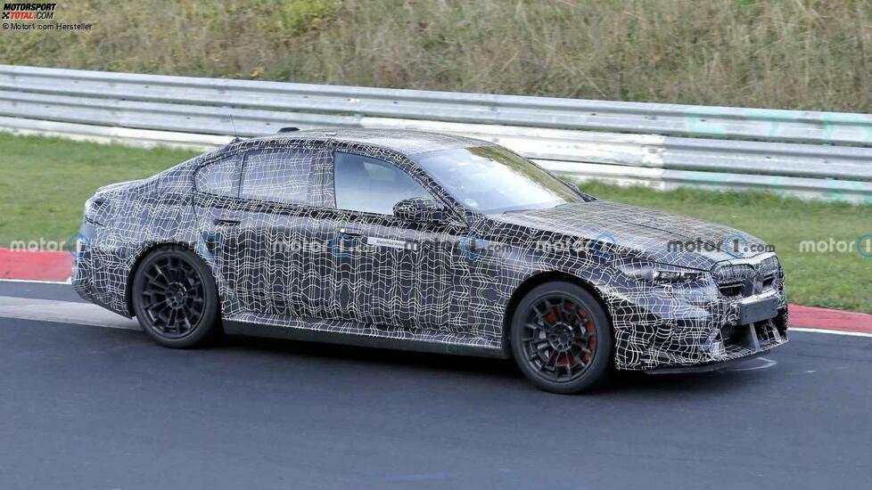 BMW M5 (2024): Neue Erlkönigbilder von Interieur und Exterieur