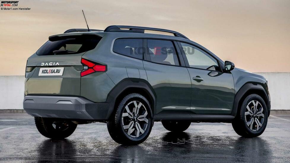 Rendering des Dacia Duster 2024
