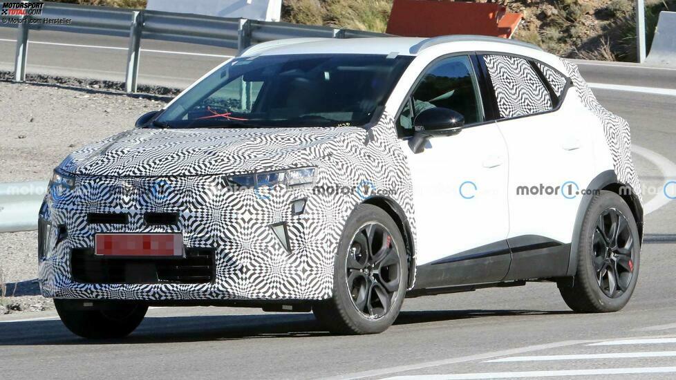 Renault Captur (2023) mit Facelift als Erlkönig