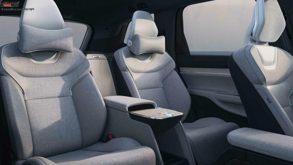 Volvo EX90 Excellence: Zwei luxuriöse Einzelsitze im Fond