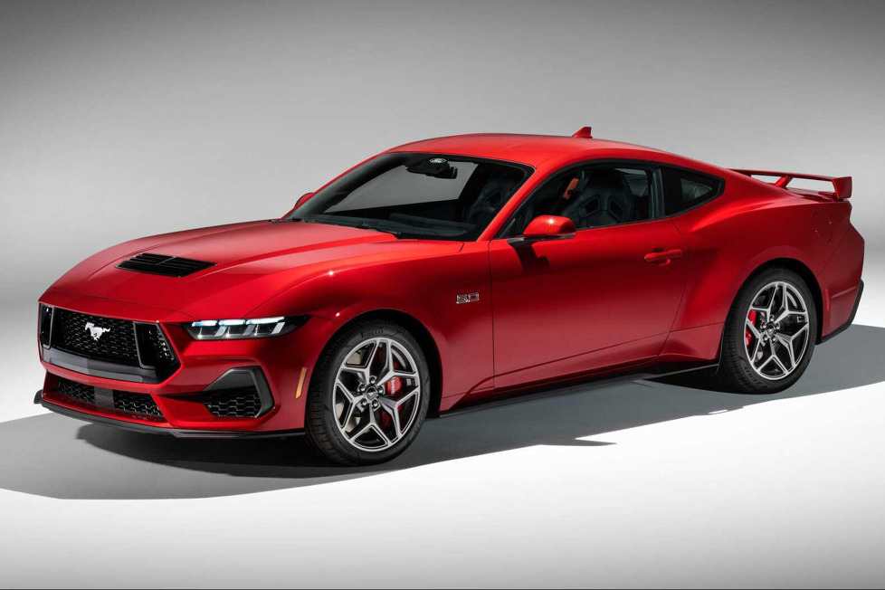 Ford zeigt die 12 Lackierungen, in denen der Mustang des Modelljahrs 2024 demnächst in den USA erhältlich sein wird