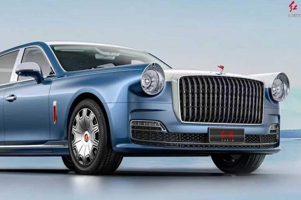 Der Hongqi L5 ist ein luxuriöses chinesisches Modell im Retro-Look, das als das teuerste chinesische Auto auf dem Markt gilt