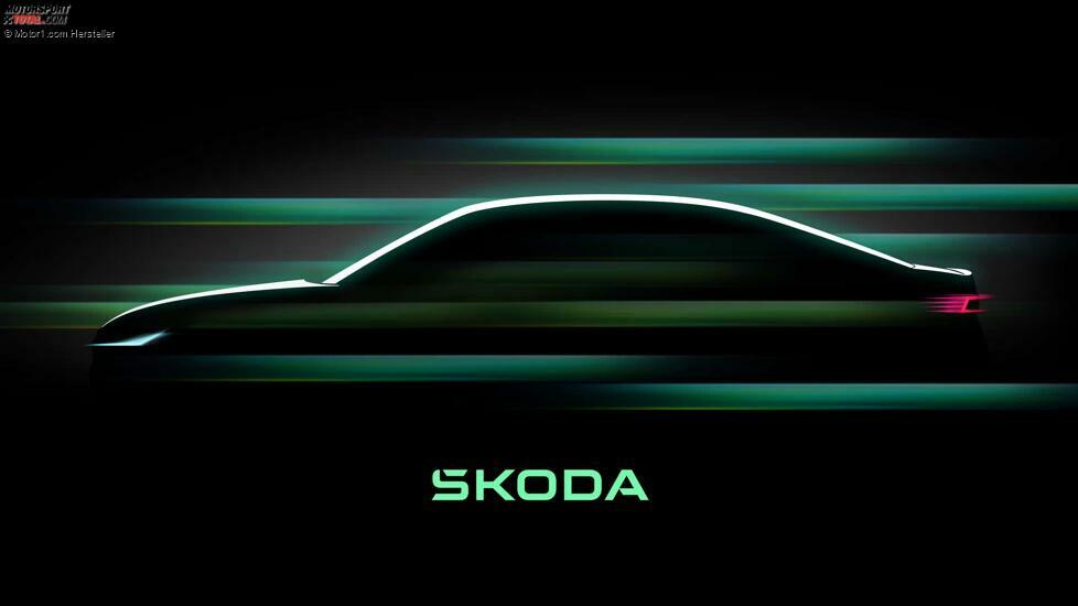 Skoda Superb (2024) als erster Teaser