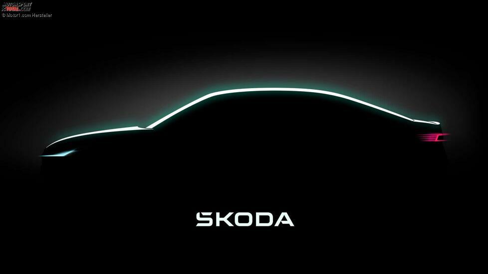 Skoda Superb (2024) als erster Teaser