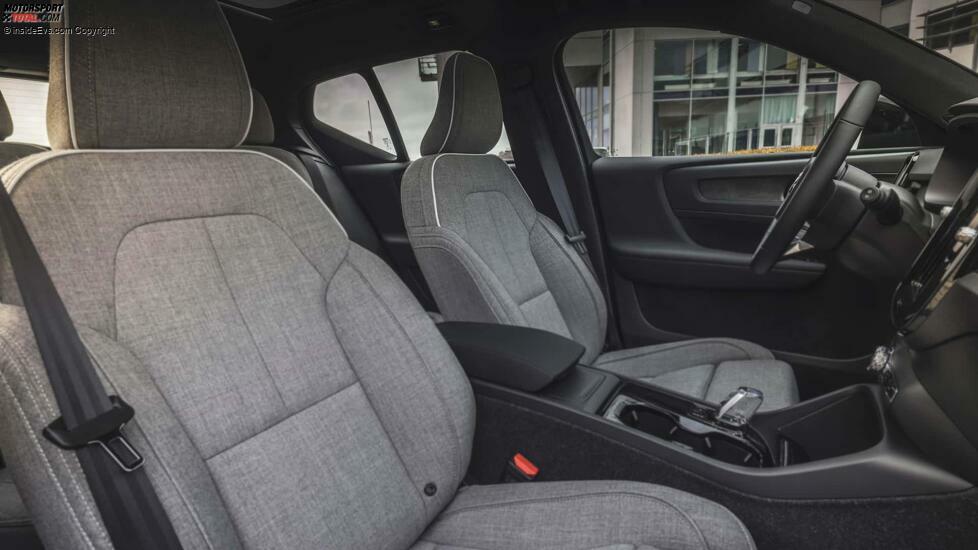 Volvo XC40 Pure Electric: Das Interieur mit Sitzbezügen aus Wolle