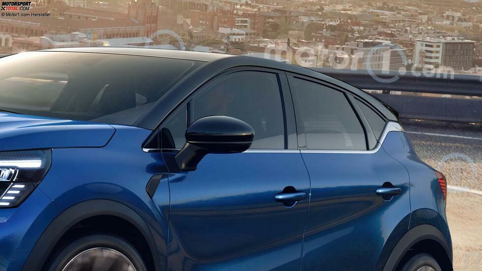 Renault Captur restyling (2023), il render di Motor1.com