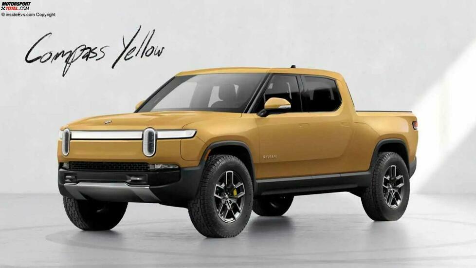 Rivian R1T Kompass gelb
