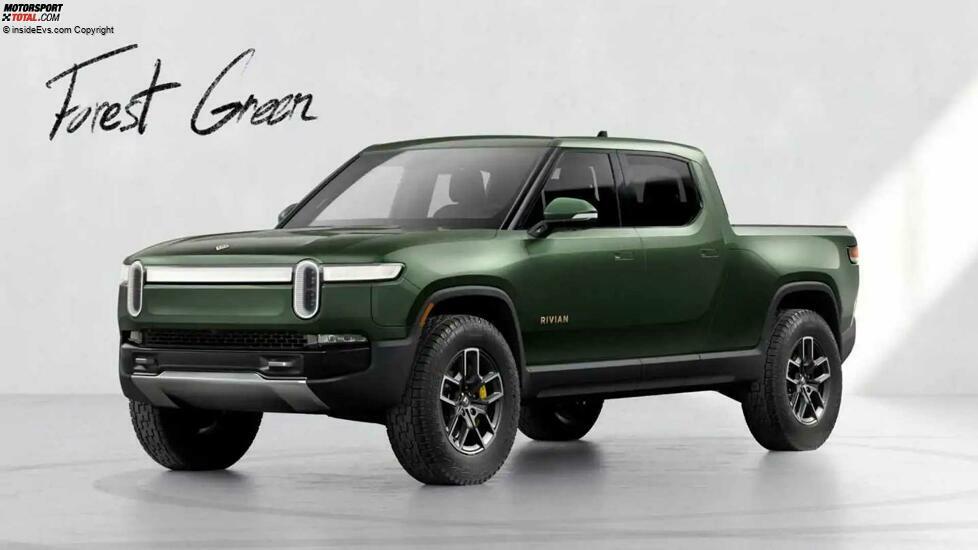 Rivian R1T Waldgrün