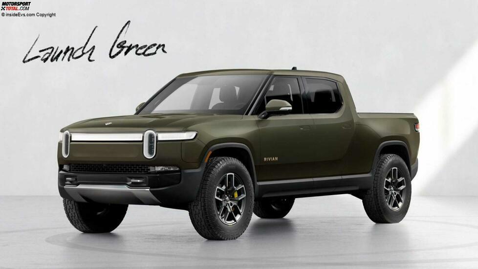 Rivian R1T Markteinführung Grün