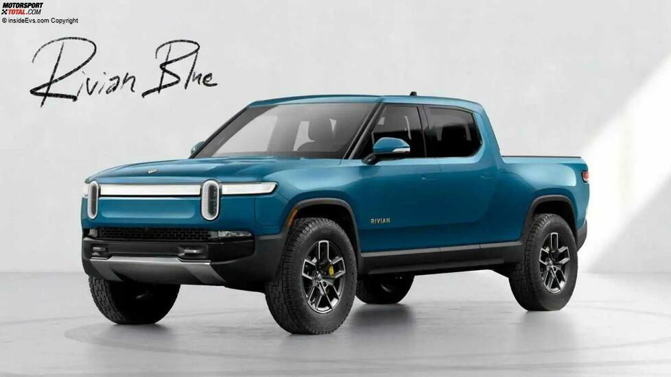 Rivian R1T Rivian Blau