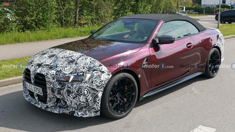 BMW M4 Cabrio (2023) mit Facelift als Erlkönig