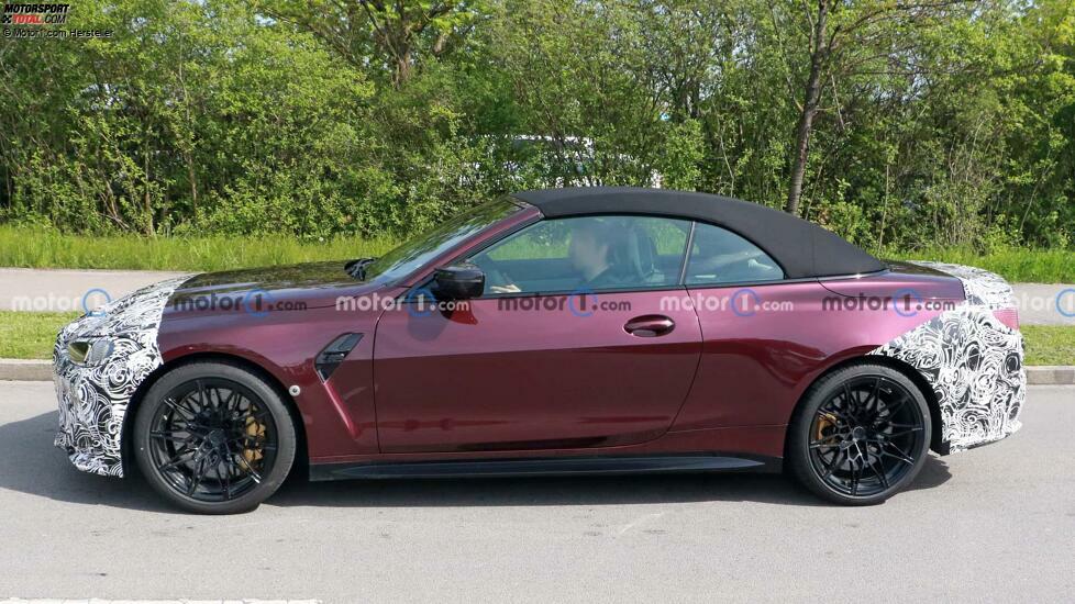 BMW M4 Cabrio (2023) mit Facelift als Erlkönig
