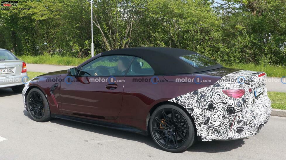 BMW M4 Cabrio (2023) mit Facelift als Erlkönig