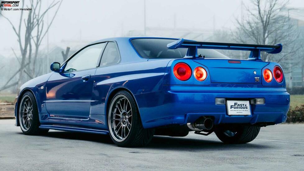 2000 Nissan Skyline R34 GT-R von Kaizo Industries, gefahren von Paul Walker bei der Auktion von Fast and Furious Bonham