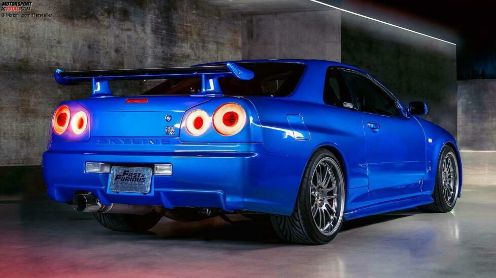 2000 Nissan Skyline R34 GT-R von Kaizo Industries, gefahren von Paul Walker bei der Auktion von Fast and Furious Bonham