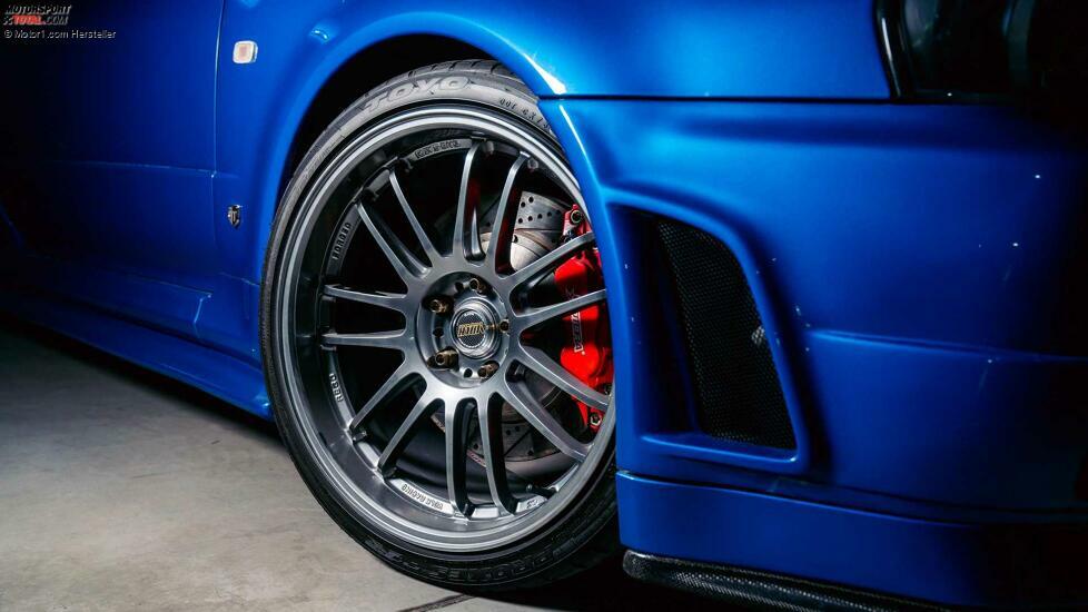 2000 Nissan Skyline R34 GT-R von Kaizo Industries, gefahren von Paul Walker bei der Auktion von Fast and Furious Bonham