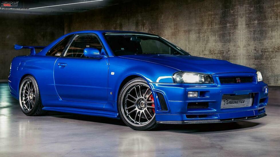 2000 Nissan Skyline R34 GT-R von Kaizo Industries, gefahren von Paul Walker bei der Auktion von Fast and Furious Bonham