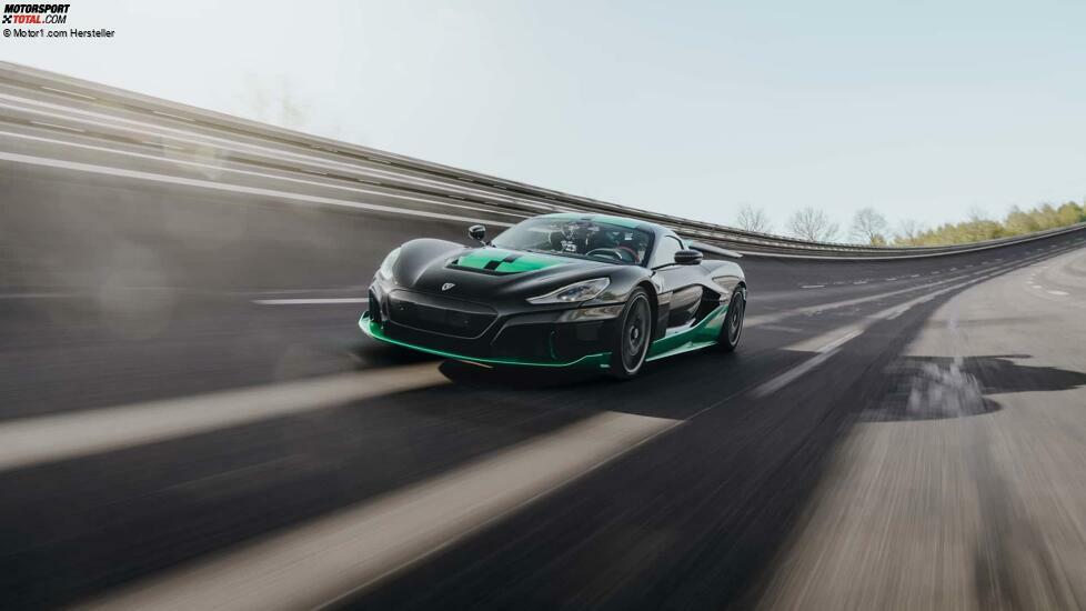 Rimac Nevera stellt 23 Rekorde in Papenburg auf