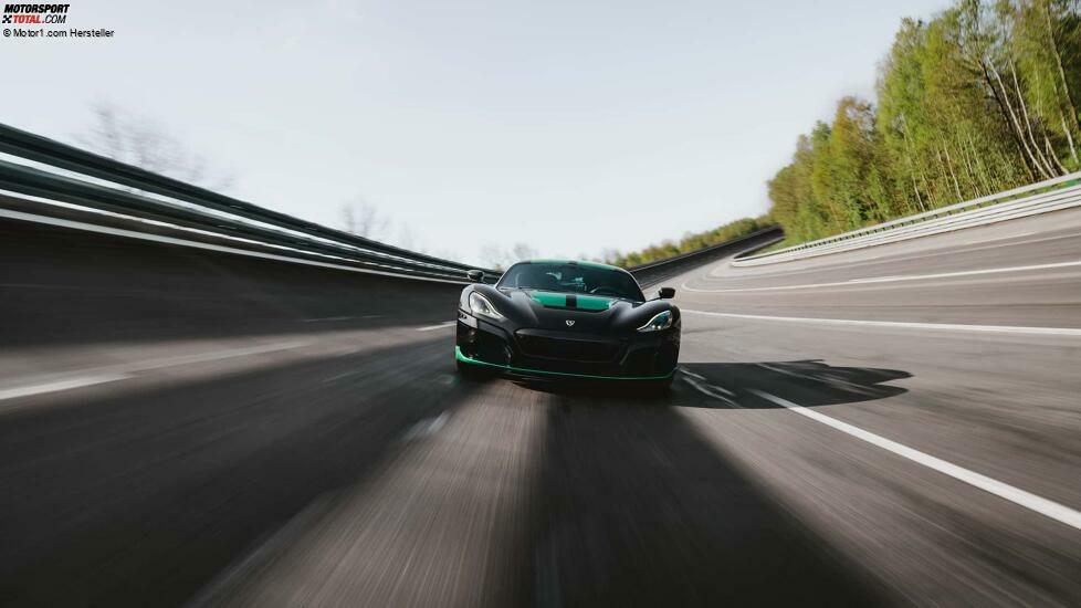Rimac Nevera stellt 23 Rekorde in Papenburg auf