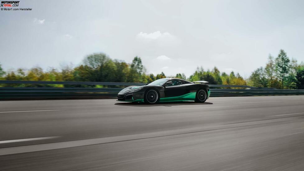 Rimac Nevera stellt 23 Rekorde in Papenburg auf