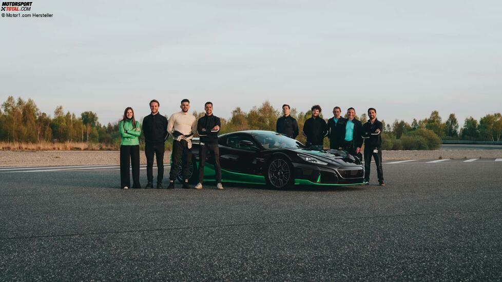 Rimac Nevera stellt 23 Rekorde in Papenburg auf