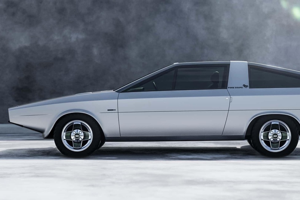 Die Studie von 1974 wurde von Giugiaro einst designt und nun dort restauriert