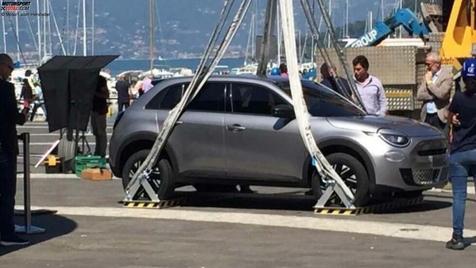 Fiat 600, le foto spia in Liguria