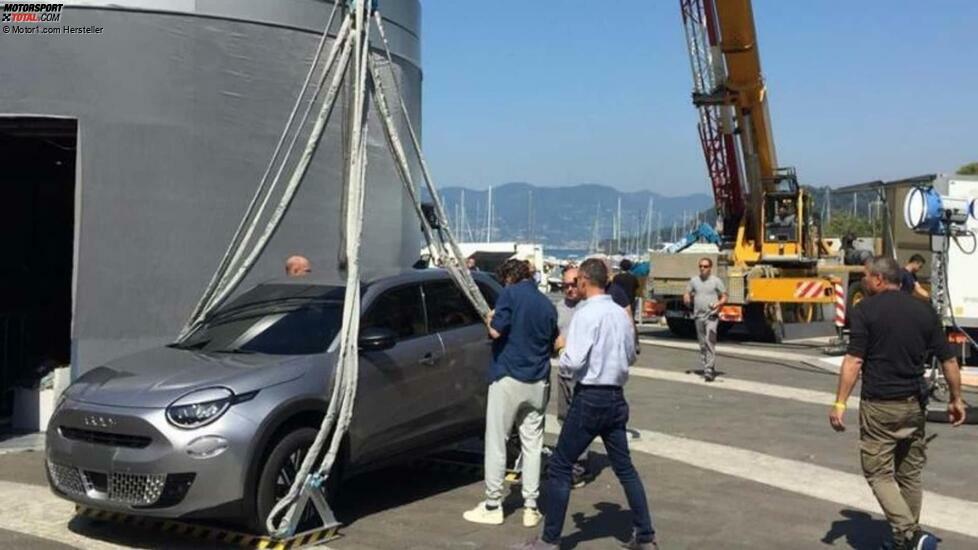 Fiat 600, le foto spia in Liguria