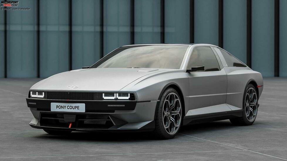 Konzept-Rendering des Hyundai Pony Coupé