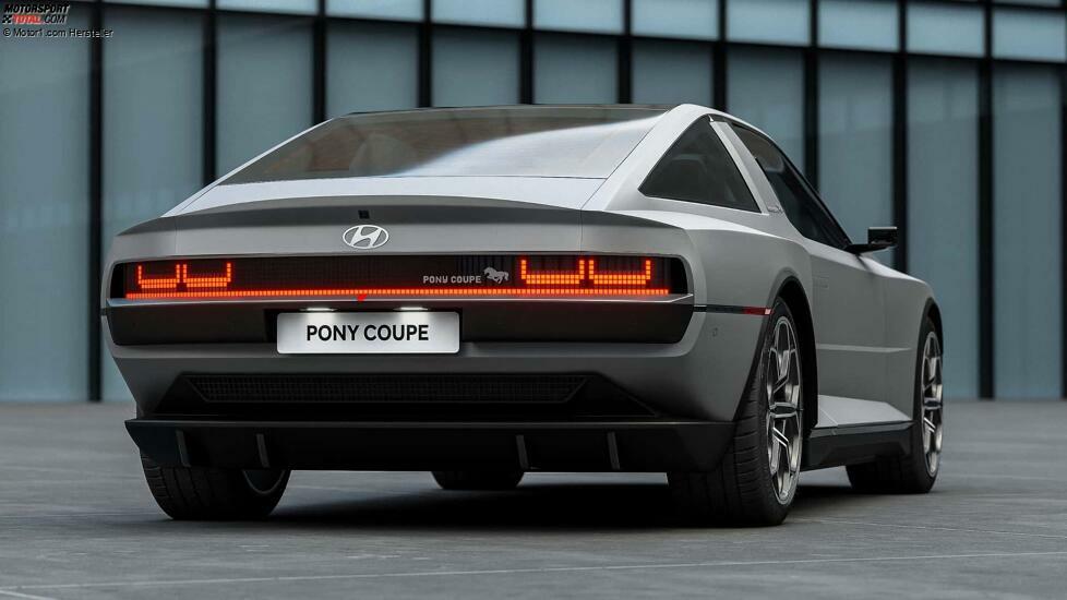 Konzept-Rendering des Hyundai Pony Coupé