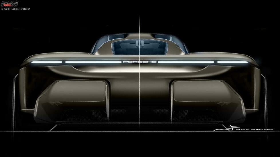 Porsche Mission X Außenskizze