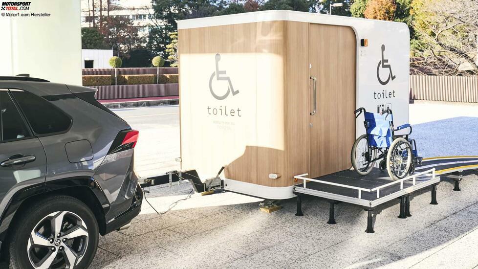 Mobile, barrierefreie Toilette von Toyota
