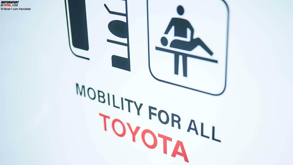 Mobile, barrierefreie Toilette von Toyota